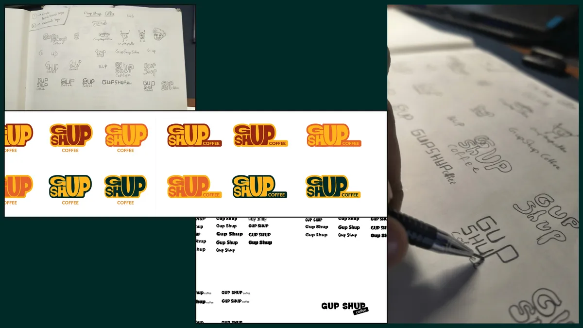 Gup Shup — concept and sketching